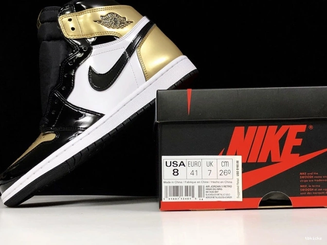 Rep TBK Air Retro High 861428-007 Toe Glod 1 Jordan 0629